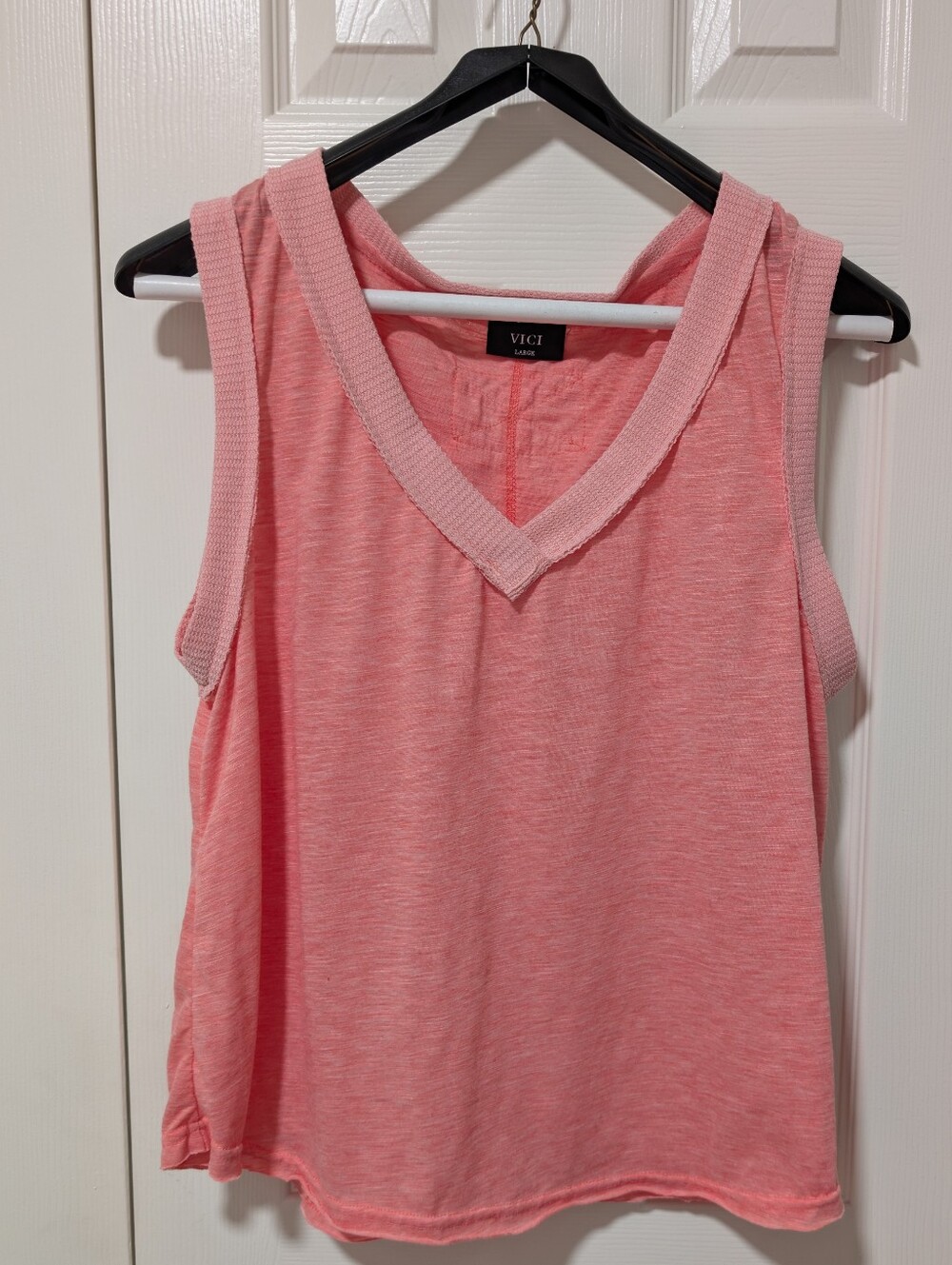 Vici Coral V-neck Tank Top